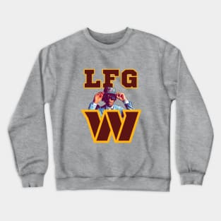 Washington Commanders Jayden Daniels LFG Crewneck Sweatshirt